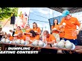 Dumpling eating contest 2022  giant sweet dumplings  competitive eating