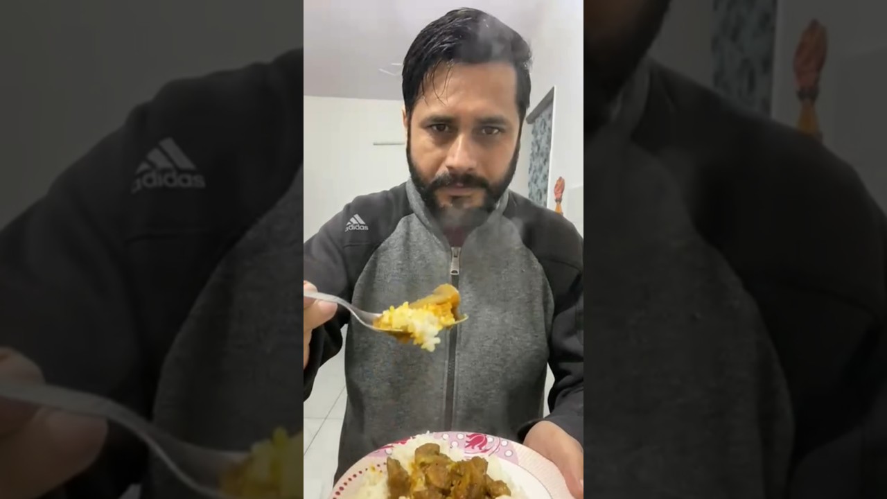 Day 67/100 Mushroom With Rice 😘| Healthy Lunch 😊| Mushroom Chawal 😘| #viral #food #foodie #mushroom