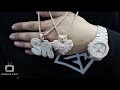 Franky diamonds miami jeweler shows us how to price a diamond chain  makes custom pendant on spot