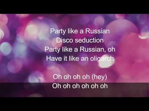 Robbie Williams Party like a Russian Lyrics