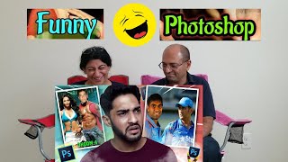 FUNNIEST INDIAN PHOTOSHOP FAILS FT MS DHONI/MUNAF PATEL THUGESH | REACTION !! ?‍️?