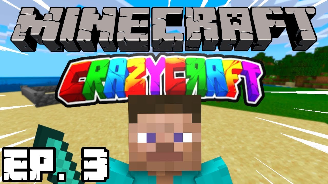 Minecraft Crazycraft on XBOX ONE! EP. 3 a few things were changed