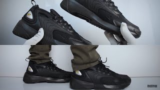Nike Zoom 2k Triple Black Review Unboxing On Feet Youtube
