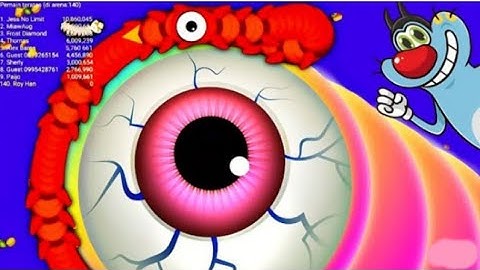 Worms Zone.io 001 Pro Biggest Slither Snake Top 1 Best Trick Shots 2023 # 15