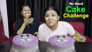 No Hands Cake Eating Challenge With Best Friend @Buda Budi Vlogs