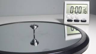 Infinite Magnetic Spinning Top Spun Upside Down Sleeps in 0:10. Falls in 0:23. Rocks to 0:45.