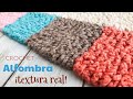 Alfombra a crochet con textura real / Taller en vivo de Tejiendo Perú 😁