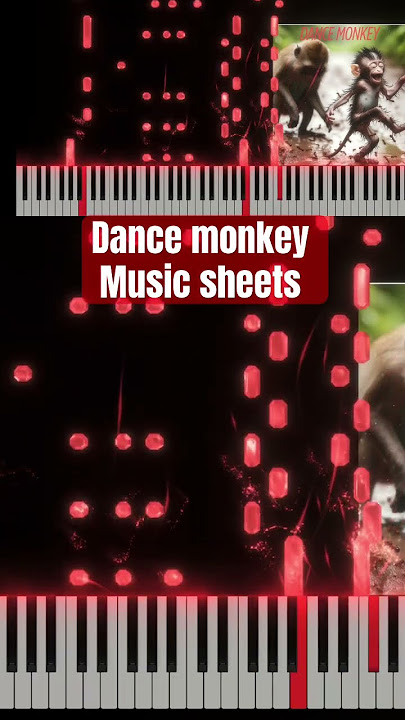 Dance Monkey - Music sheets 4 hands