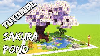 How To Build A Sakura Pond | Minecraft Tutorial by Cortezerino 9,555 views 1 month ago 16 minutes