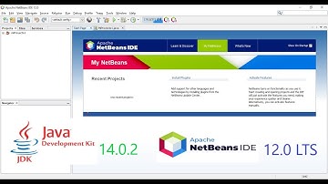Descargar e instalar jdk 14  y Apache Netbeans 12 (ultima version LTS)