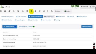 Settings (initial - Master setup) for Road Direct TTM system