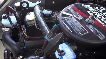 2006 Mercruiser 3.0L Alpha One TKS Idling at 750 rpm.