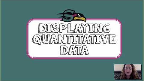 2.2 Displaying Quantitative Data
