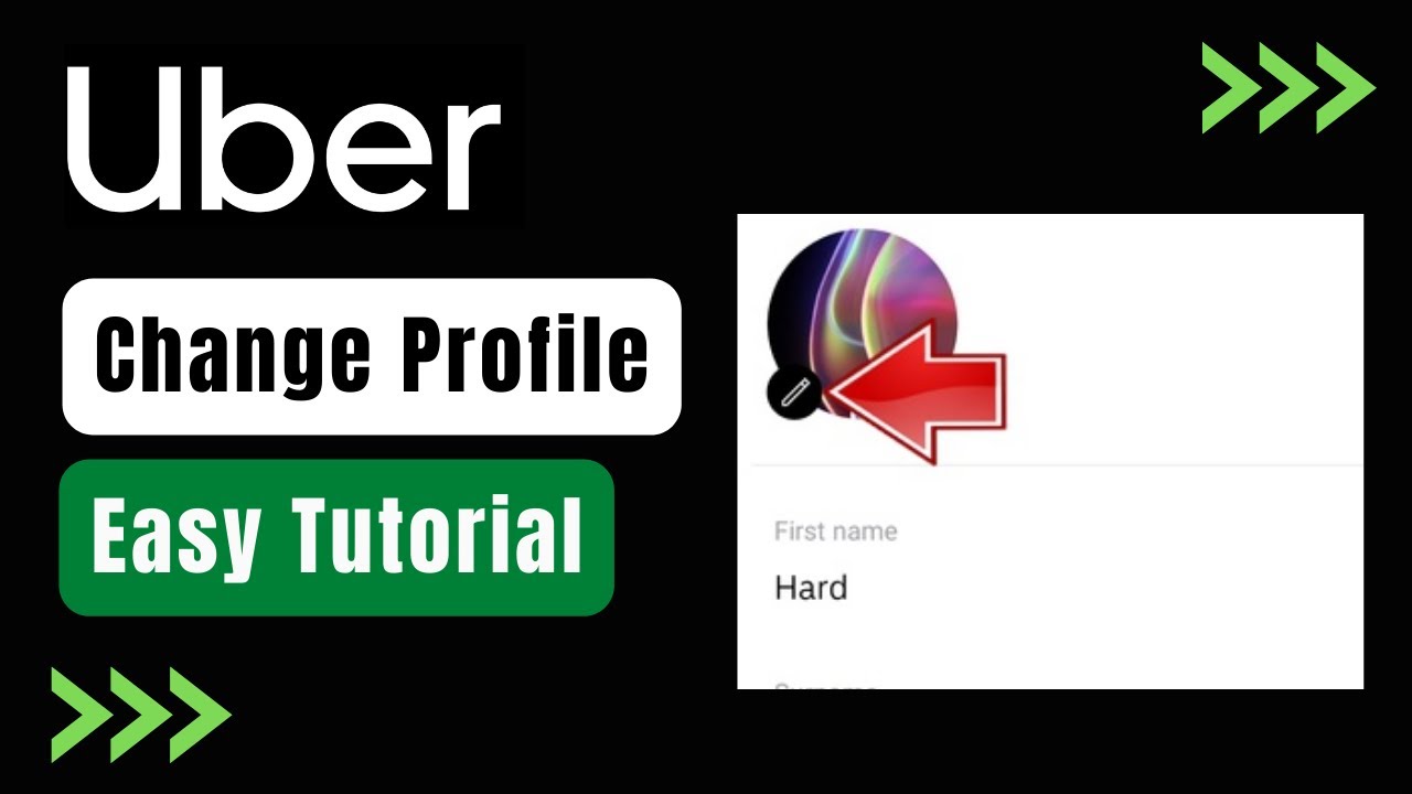 How to Change Uber Profile Picture ! YouTube
