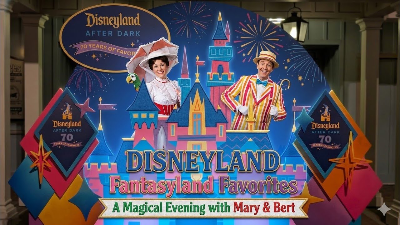 Disneyland After Dark: 70 Years of Favorites A Jolly Holiday: Mary Poppins & Bert in Fantasyland. 
