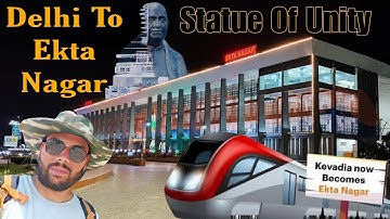Delhi To Ekta Nagar Statue Of Unity By Train | Gujarat Only Luxurious Train For Ekta Nagar🚂