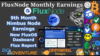 Node Update - 9th Month Nimbus FluxNode Update,  A New FluxOS Dashboard App, Flux Halving Is Coming!
