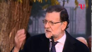 Rajoy y los alcaldes y los vecinos