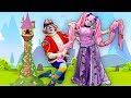 Pakaraka finge ser Princesinha RAPUNZEL e brinca de castelo com o príncipe | Turma da Pakaraka #14