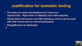 Isometric Strength Testing