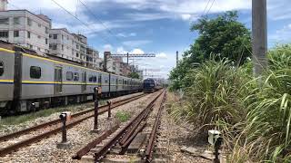 513次莒光號列車 桃園內壢間(國際路平交道)交會1178次EMU800型區間車