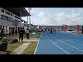 Organisers putting final preparations at the University of Ghana Sports Stadium on Monday afternoon