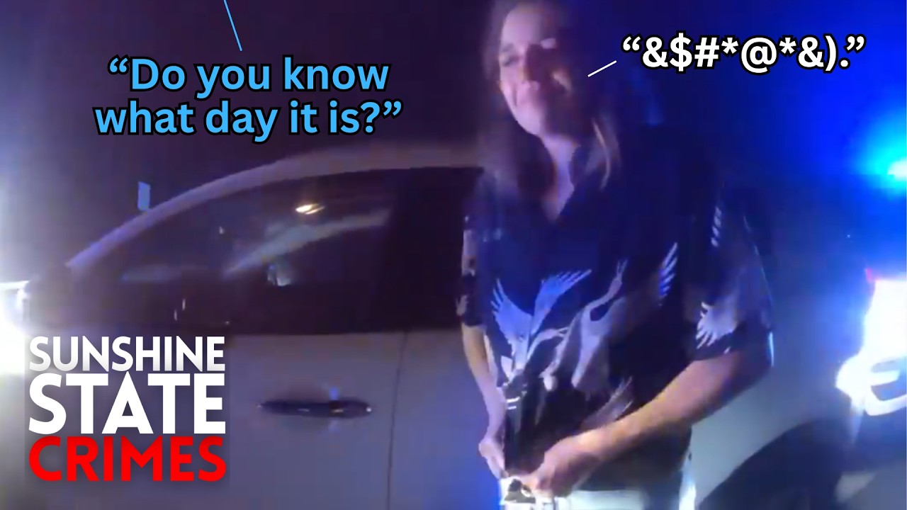 Florida Drunk Driver Arrested after Passing Out Behind the Wheel - YouTube