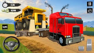 Cargo Truck Driving Simulator 3D - Construction Vehicles Transporter - Android Gameplay screenshot 5