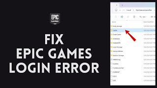 How to FIX Epic Games Login Error (EASY FIX!)