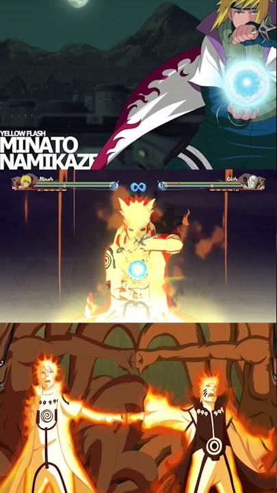 MINATO NAMIKAZE SI KILAT KUNING DARI KONOHA #shorts #narutostorm4 #minato