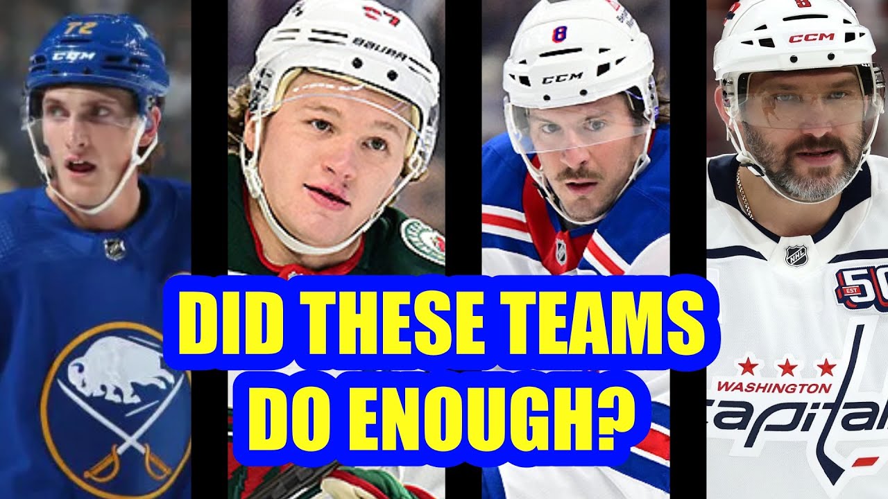 Did these teams do enough this offseason? | NHL Bar Talk