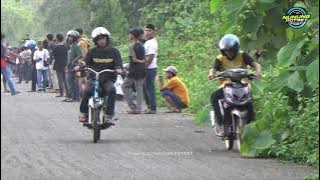 Duel panas Mio 200cc - Gara gara terbawa suasana akhirnya terus ke semak-semak | #FridayRace