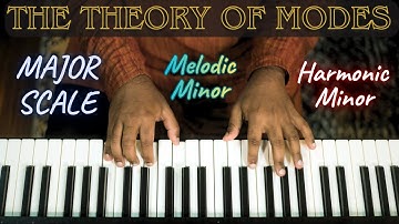 All 21 MODES Explained – Major, Melodic Minor & Harmonic Minor Scales