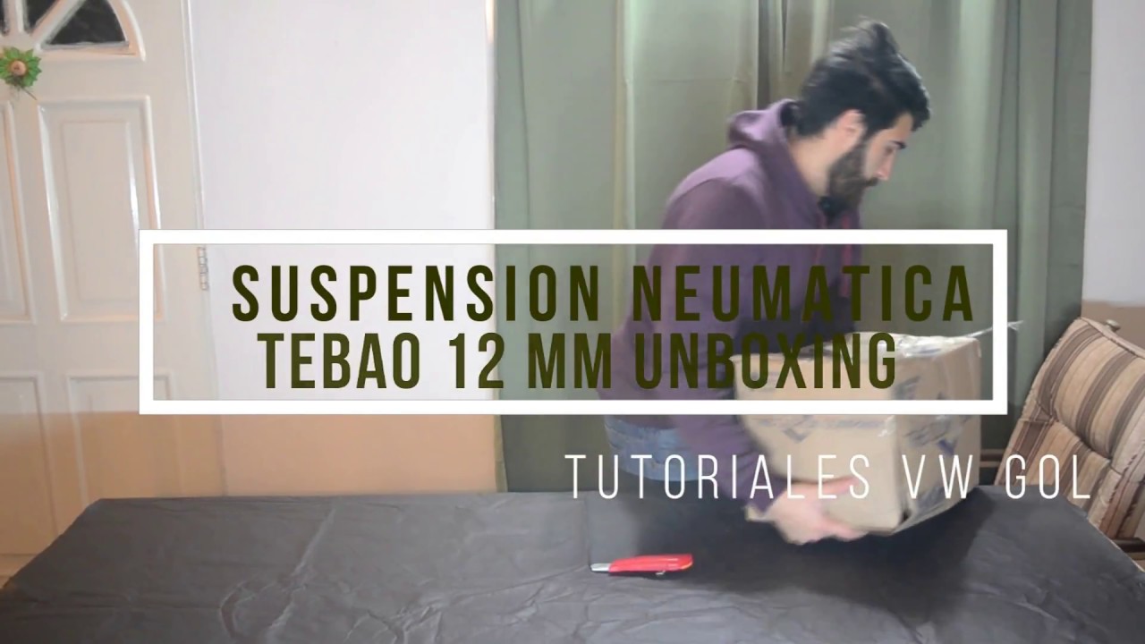 Suspension Neumatica Tebao 12mm (UNBOXING) YouTube
