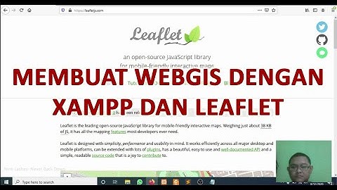 GIS 15.  Membuat WebGIS dengan XAMPP dan Leaflet