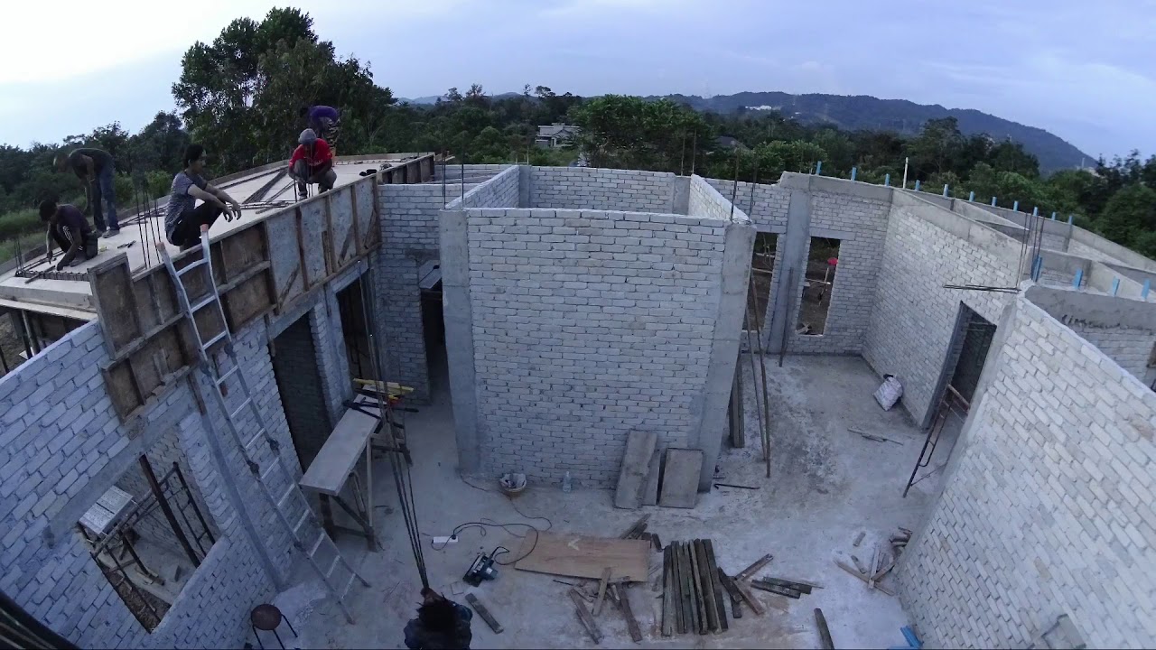 Proses Bina Rumah Episod 1 Begini Cara Bina Rumah Atas Tanah Sendiri Time Lapse Video Youtube