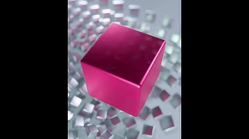 Multiple Cubes Following one Cube Animation #shorts #3danimation #blender 