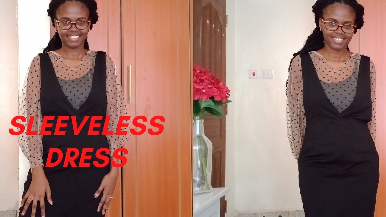 WAYS TO STYLE SLEEVELESS DRESS - YouTube