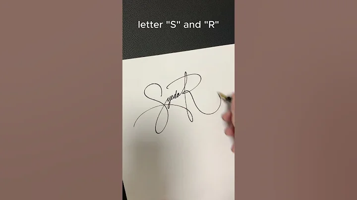 How to write the letter“S“and „R" #calligraphy lettering #calligraphy #art D and T#signature