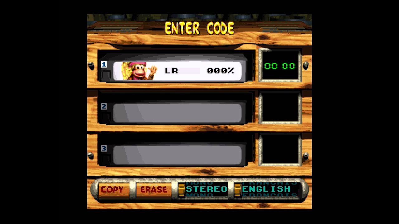 donkeykong country cheats