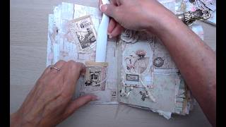 Transform your junk journal with this unique dangle tag and tea bag pockets idea | HEIRLOOM SERIES |