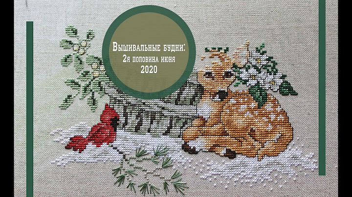 Вышивальные будни: 2 половина июня. Новый старт