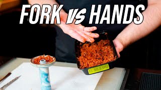 HOOKAH 101 | Fork vs. Fingers | Different Methods of Packing Hookah Bowl