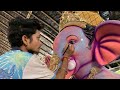 Ganesh eye painting 2023  ganesh eye making at bhauraya arts 2023  ganpati bappa eye painting 2023