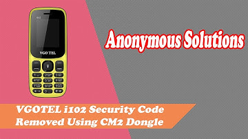 VGOTEL i102 Security Code Reset | CM2 Dongle
