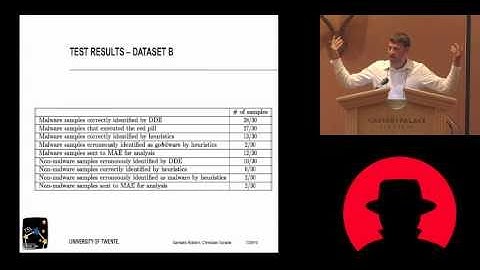 Black Hat USA 2010: Goodware Drugs for Malware: On-The-Fly Malware Analysis and Containment 3/5