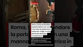 Roma, tenta di sfondare la porta dell'ex con una mannaia: le urla dei bimbi allertano il condominio