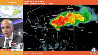 Celebrity LIVE: Chris Tracks Severe Storms Wealth