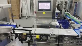 checkweigher machine high speed carton weight check