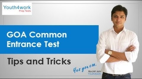 Goa CET Preparations | Crack Goa CET in first attempt | ACE Goa Common Entrance Test | Goa CET Info